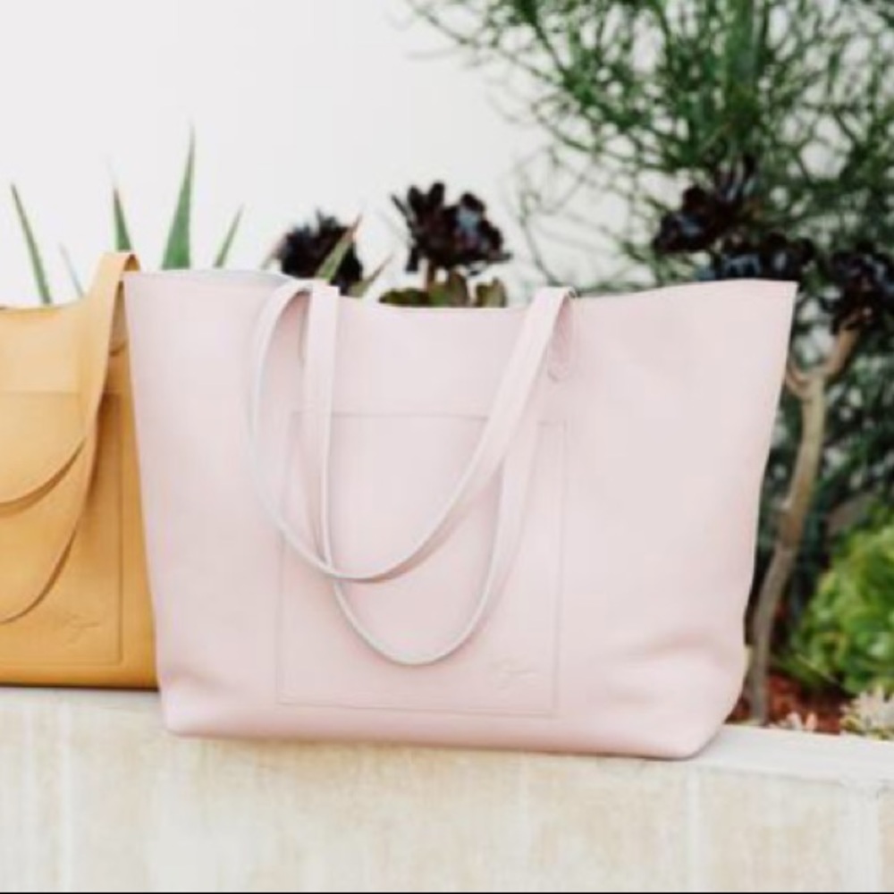 Molly G Wanderlust Tote Blush Pink